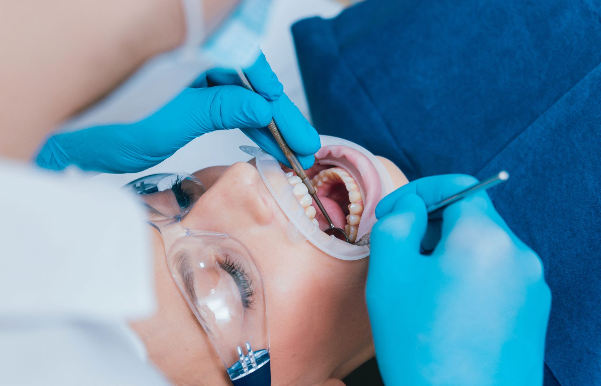 patient getting oral surgery
